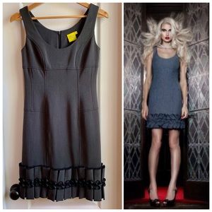 Aysha Saeed | Gray Ruffle Detail Dress Size 2